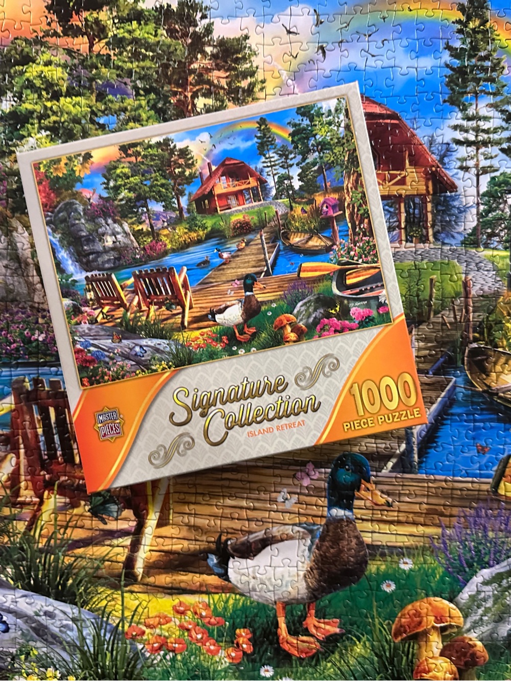 1000-Piece Jigsaw Puzzle - Island Retreat Signature Collection Master Pieces